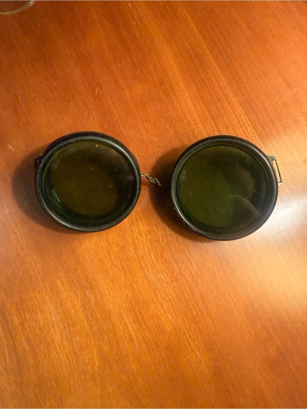 Black Vintage Round Protective Ear Covers - Unbranded